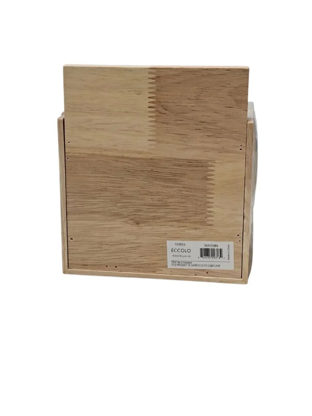 Eccolo New Perpetual Wooden Block Desk Month & Day Calendar Home Decor